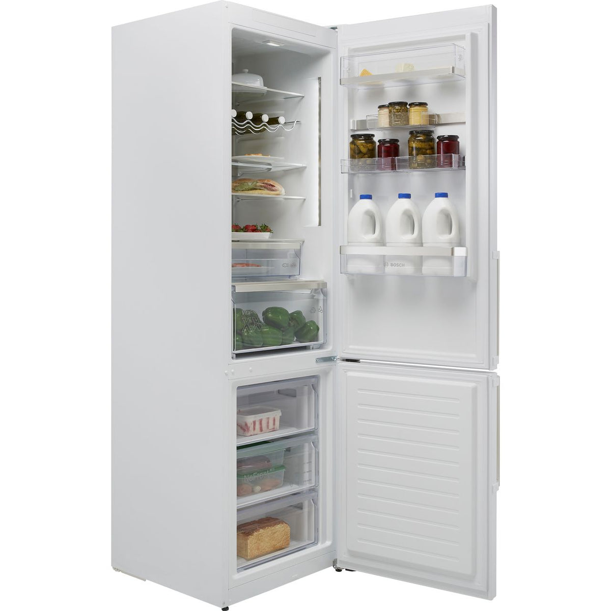 Bosch Series 6 KGN39AWCTG 70-30 Frost Free Fridge Freezer - White - C Rated