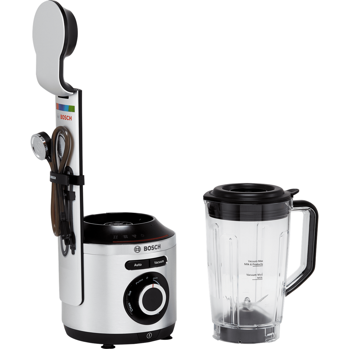 Bosch VitaPower Serie 8 MMBV625M 1.5 Litre Vacuum Blender with 3 Accessories - Silver