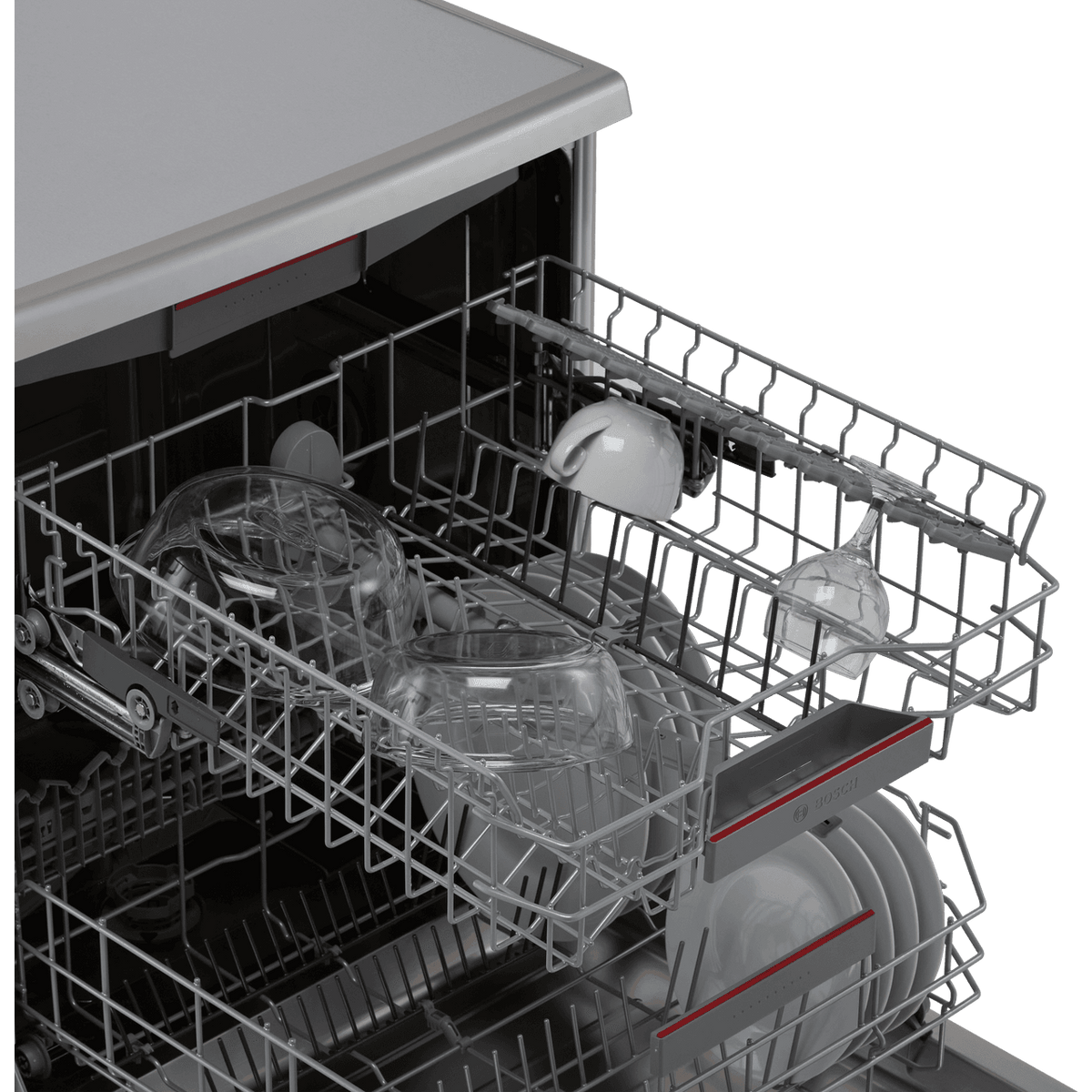 Bosch Series 6 SMS6TCI00E Standard Dishwasher - Stainless Steel Effect - A Rated