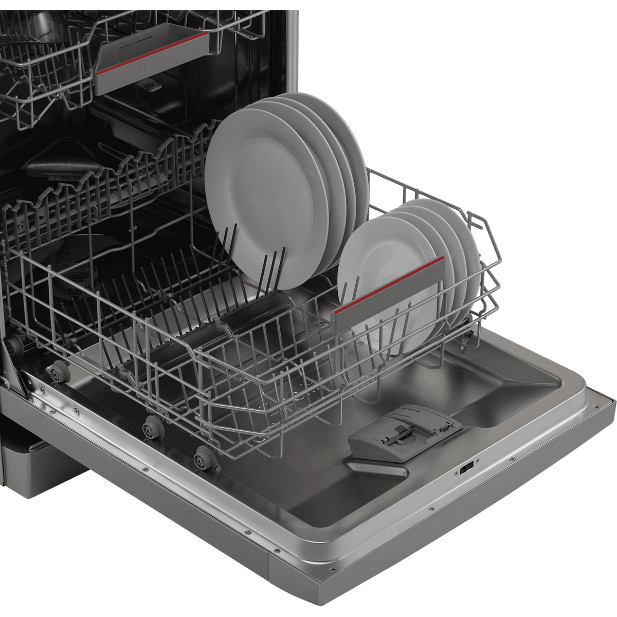 Bosch Series 6 SMS6TCI00E Standard Dishwasher - Stainless Steel Effect - A Rated