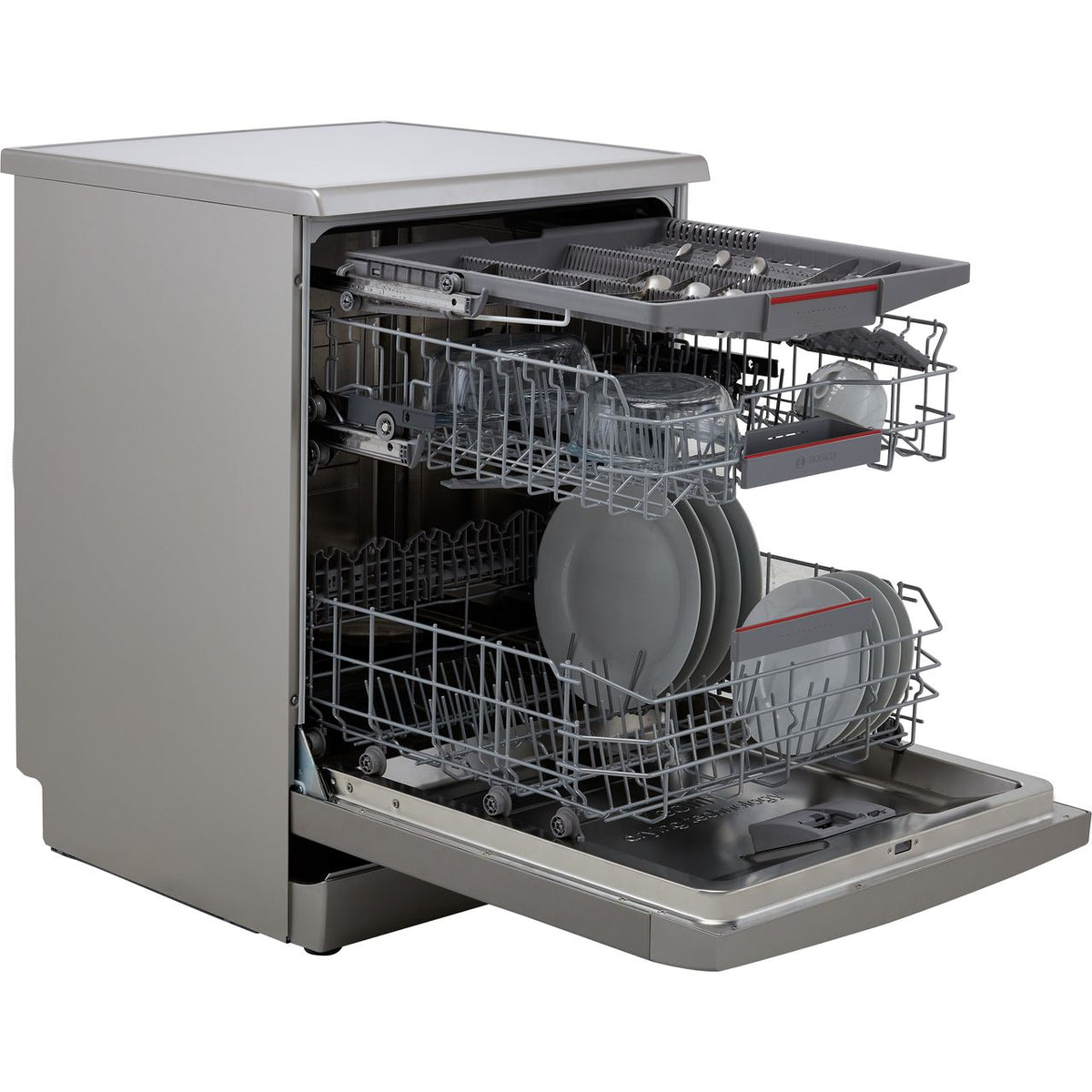 Bosch Series 6 SMS6ZCI00G Wifi Connected Standard Dishwasher - Stainless Steel Effect - C Rated