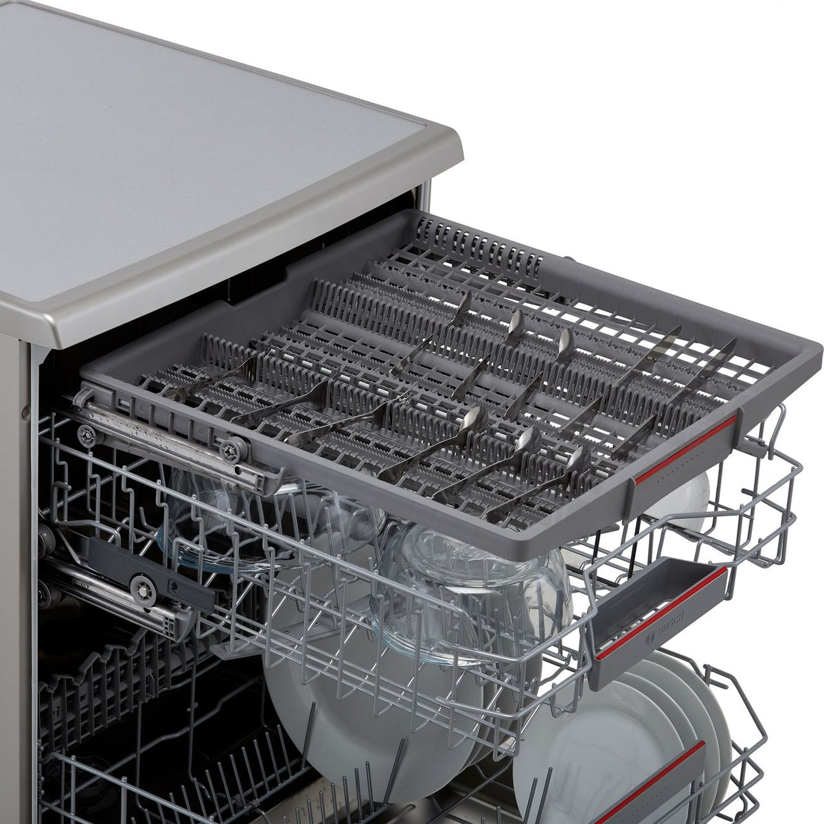 Bosch Series 6 SMS6ZCI00G Wifi Connected Standard Dishwasher - Stainless Steel Effect - C Rated