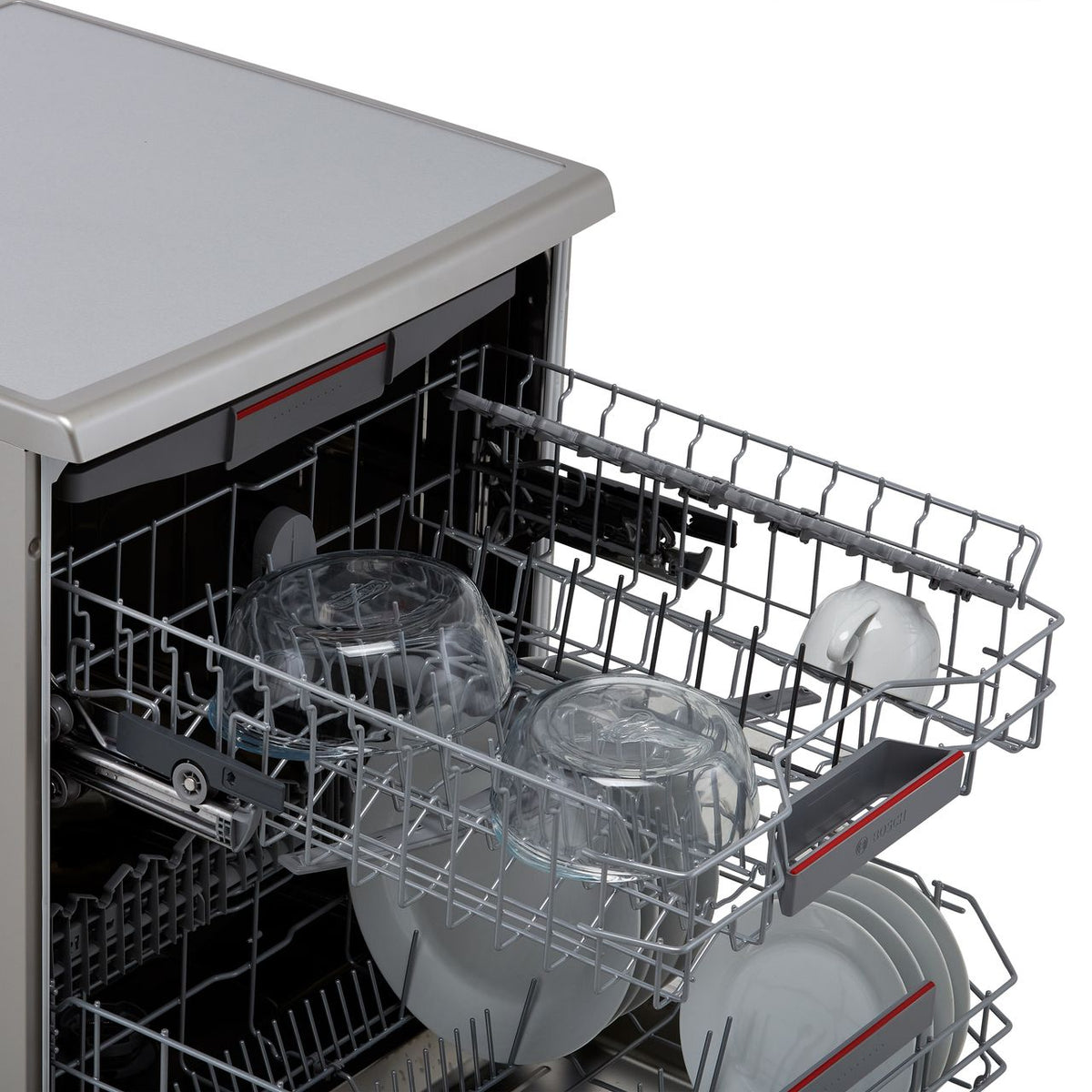 Bosch Series 6 SMS6ZCI00G Wifi Connected Standard Dishwasher - Stainless Steel Effect - C Rated