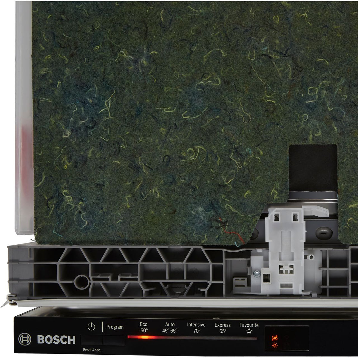 Bosch Series 2 SPV2HKX39G Wifi Connected Fully Integrated Slimline Dishwasher - Black Control Panel with Fixed Door Fixing Kit - E Rated