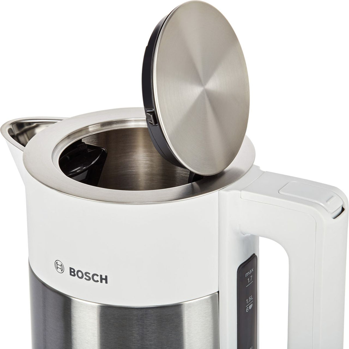 Bosch Sky TWK7201GB Kettle with Temperature Selector - White - Silver