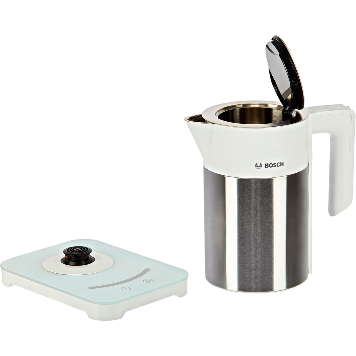 Bosch Sky TWK7201GB Kettle with Temperature Selector - White - Silver