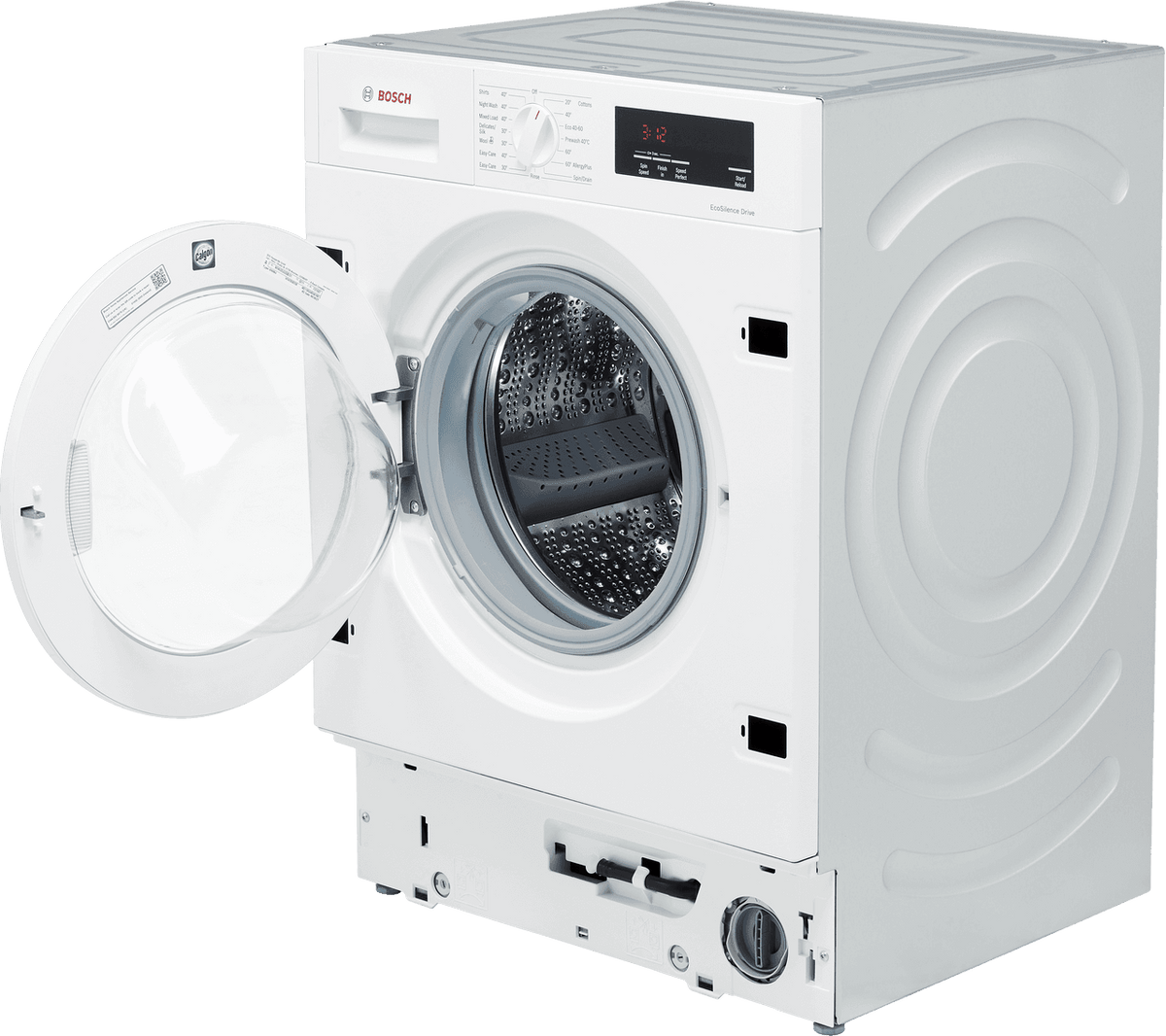 Bosch Series 6 WIW28302GB Integrated 8kg Washing Machine with 1400 rpm - White - C Rated