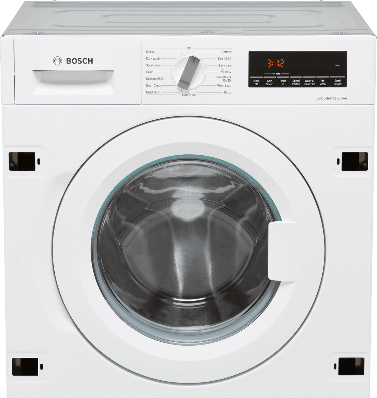 Bosch Series 8 WIW28502GB Integrated 8kg Washing Machine with 1400 rpm - White - C Rated