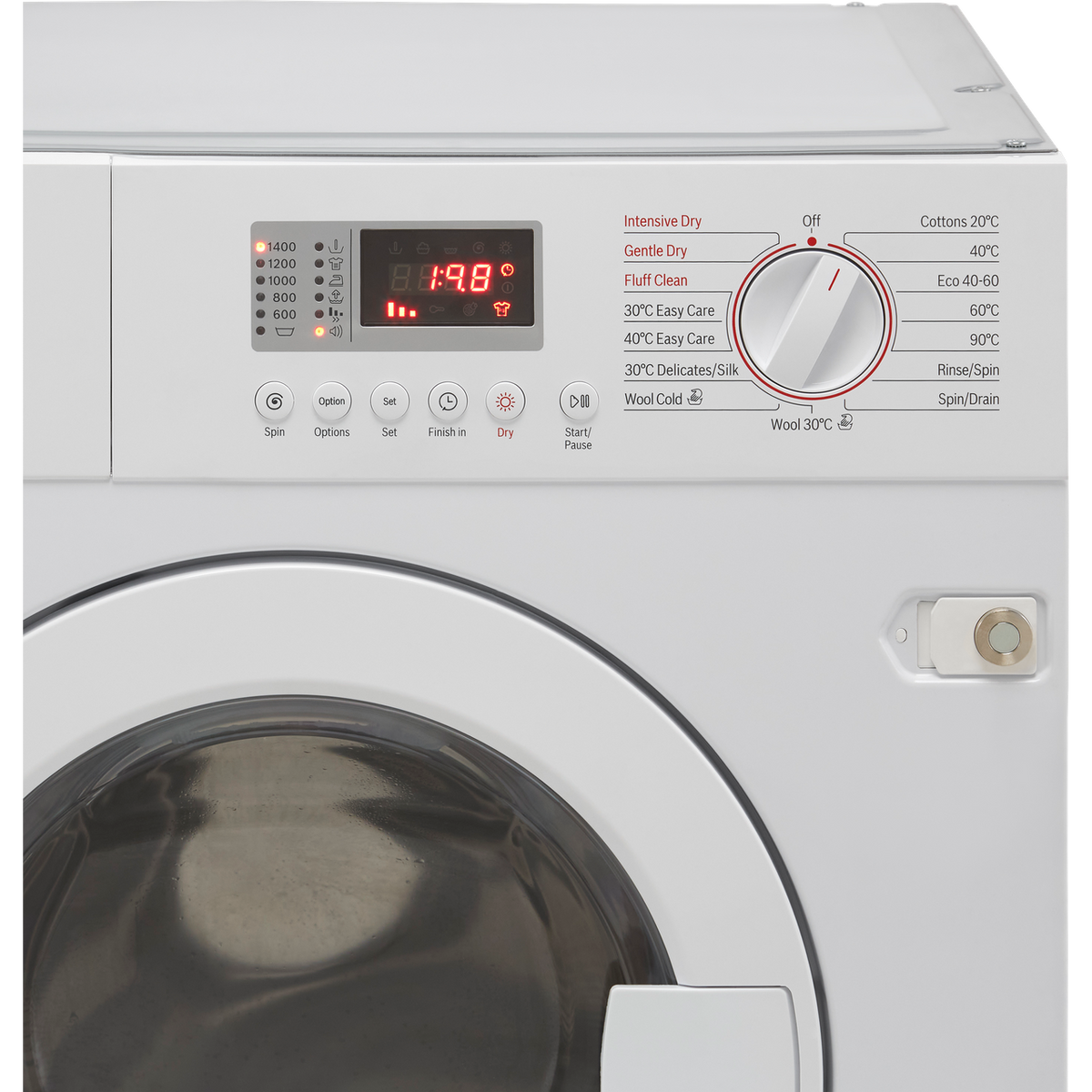 Bosch Series 4 WKD28352GB Integrated 7Kg - 4Kg Washer Dryer with 1355 rpm - White - E Rated