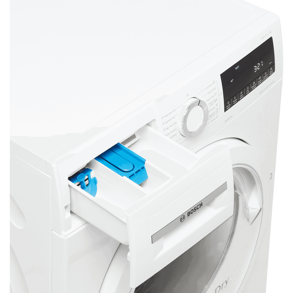 Bosch Series 4 WNA134U8GB 8Kg - 5Kg Washer Dryer with 1400 rpm - White - E Rated