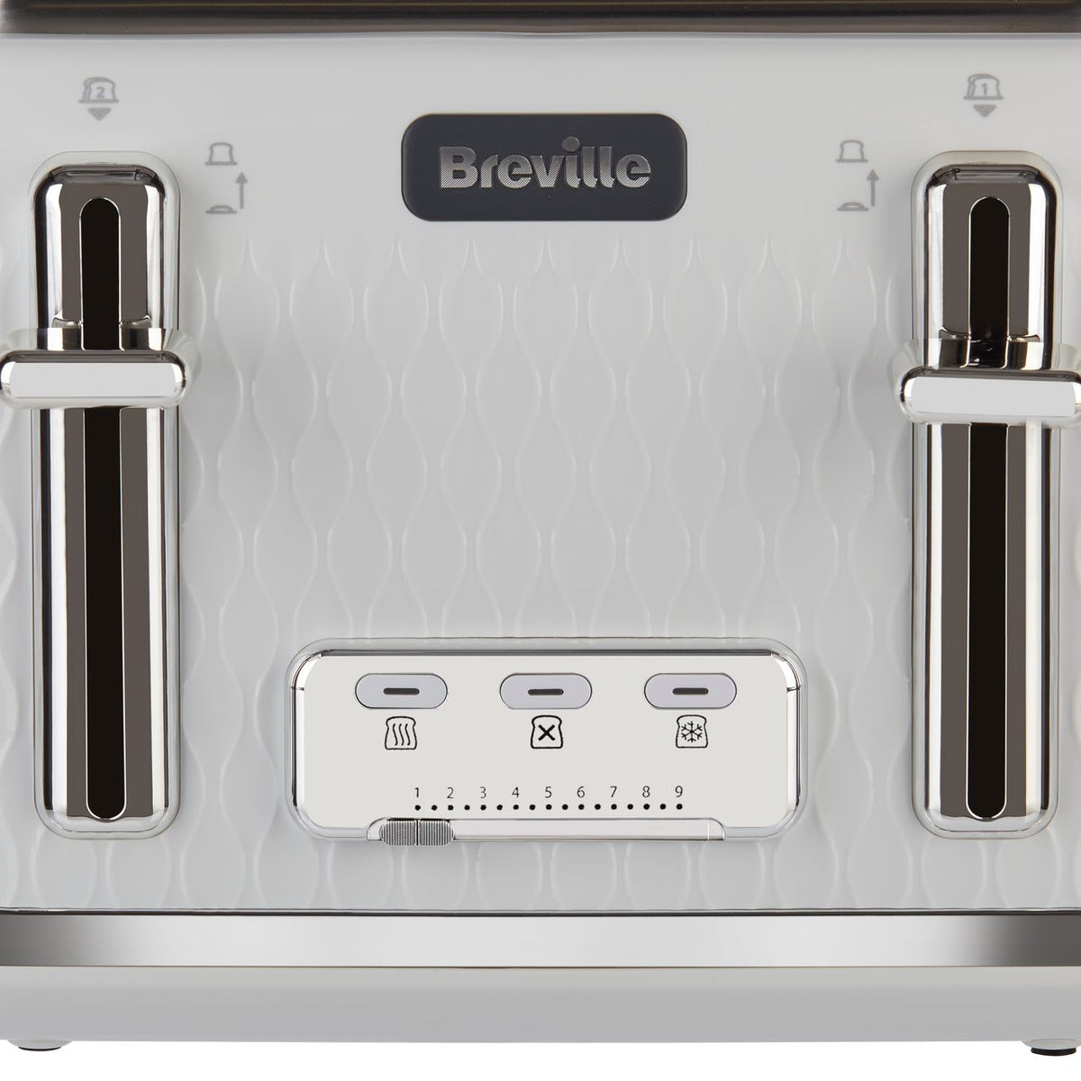 Breville Curve VTT911 4 Slice Toaster - White