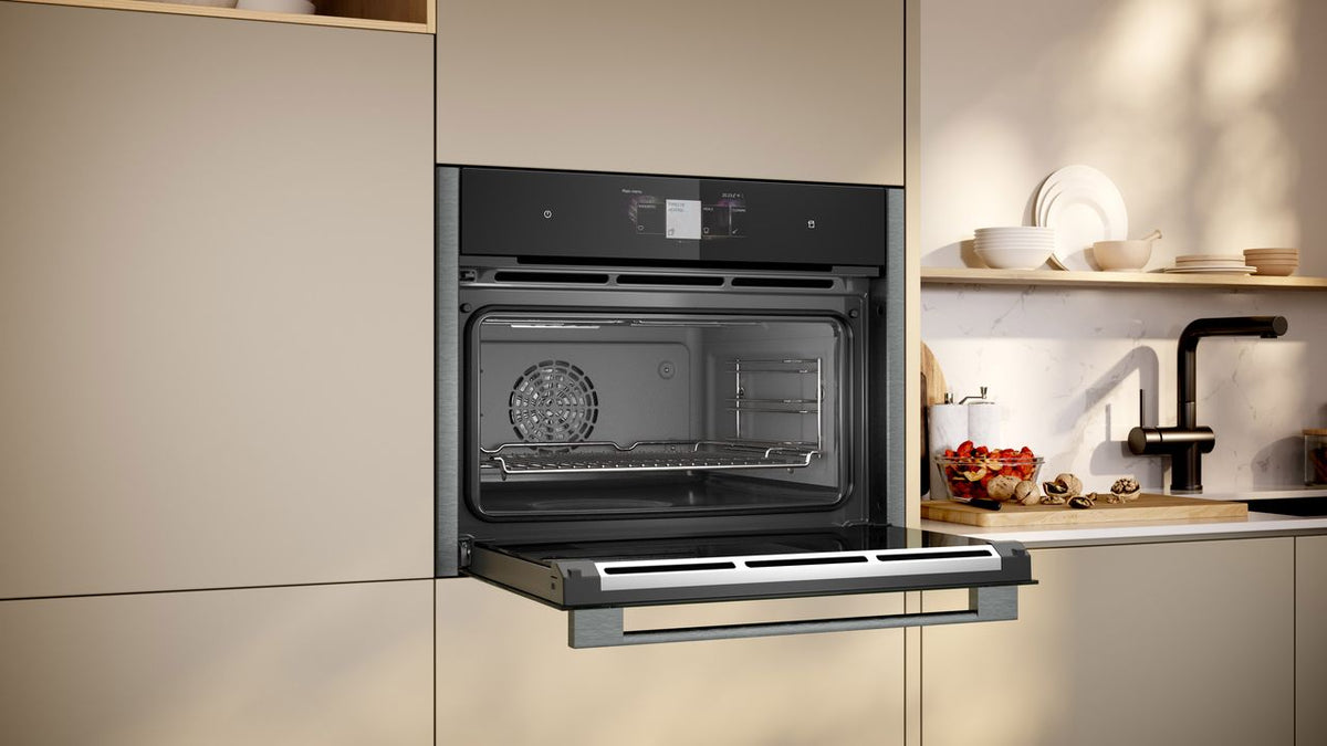 NEFF N90 C24FT53G0B Built In Compact Electric Single Oven - Graphite Grey - A+ Rated