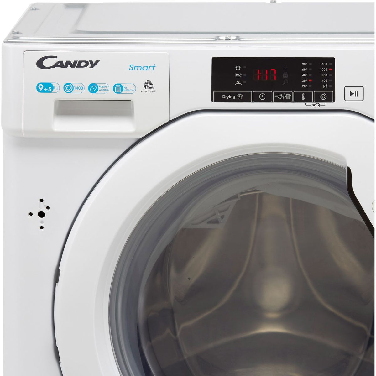 Candy CBD495D1WE-1 Integrated 9Kg - 5Kg Washer Dryer with 1400 rpm - White - E Rated