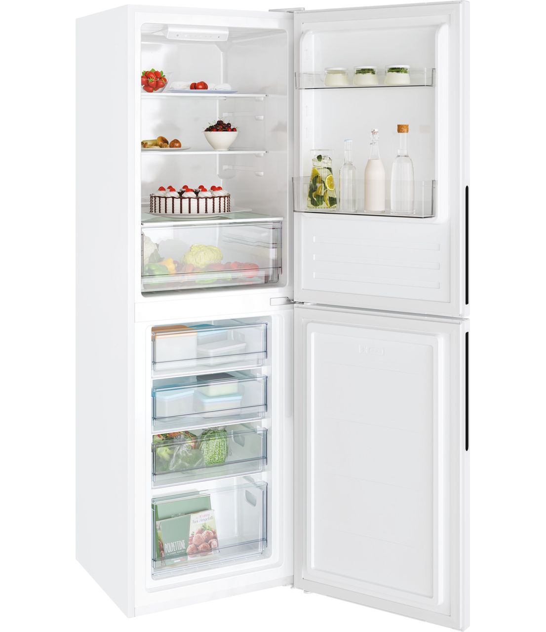 Candy CCT3L517FWK 50-50 Fridge Freezer - White - F Rated