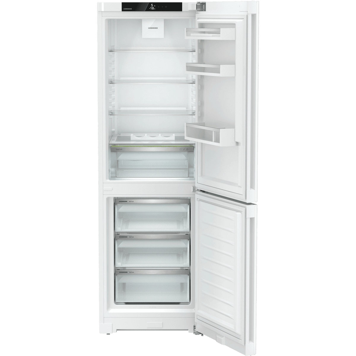 Liebherr CNd5203 Wifi Connected 60-40 Frost Free Fridge Freezer - White - D Rated