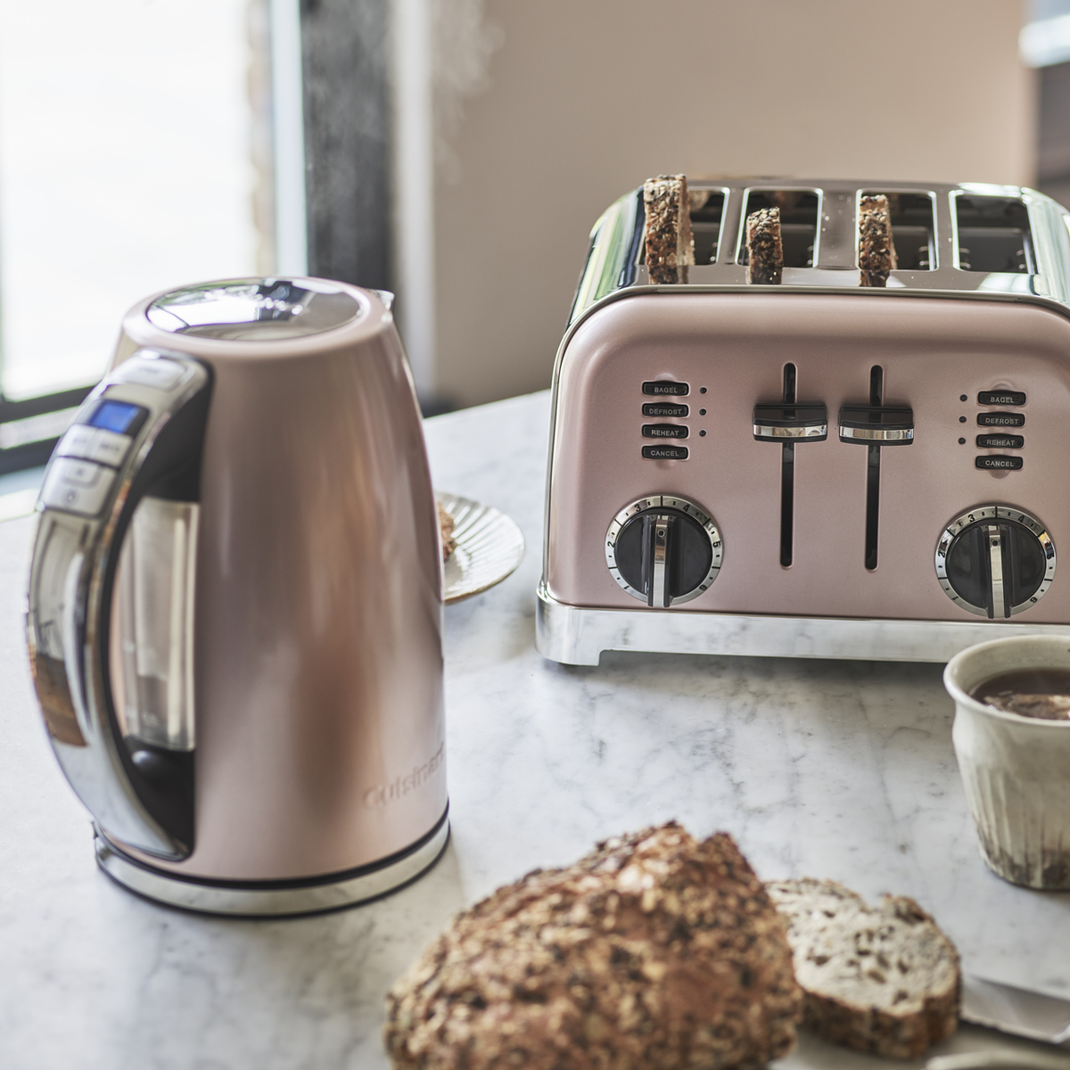 Cuisinart Style Collection CPT180PU 4 Slice Toaster - Rose Tint