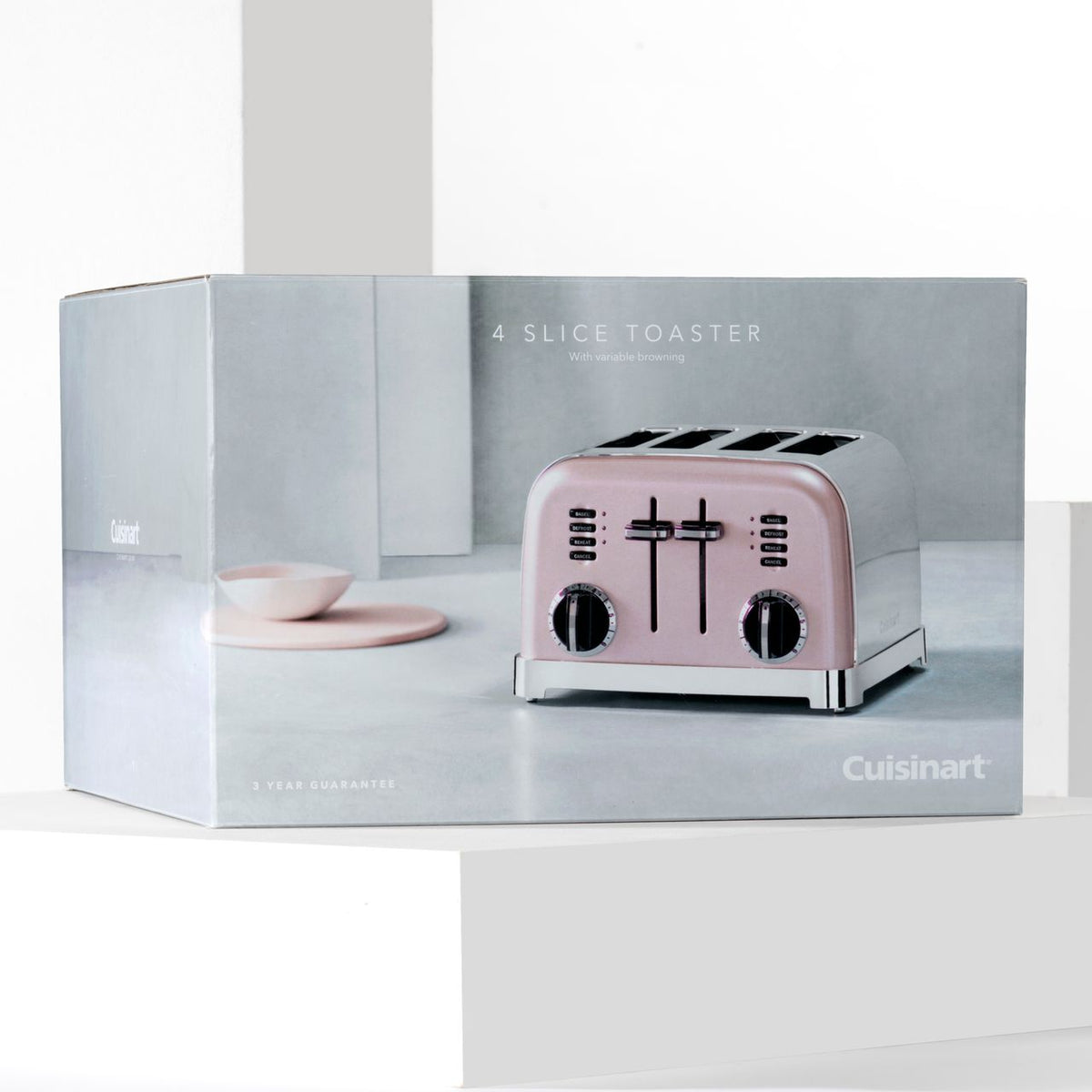 Cuisinart Style Collection CPT180PU 4 Slice Toaster - Rose Tint