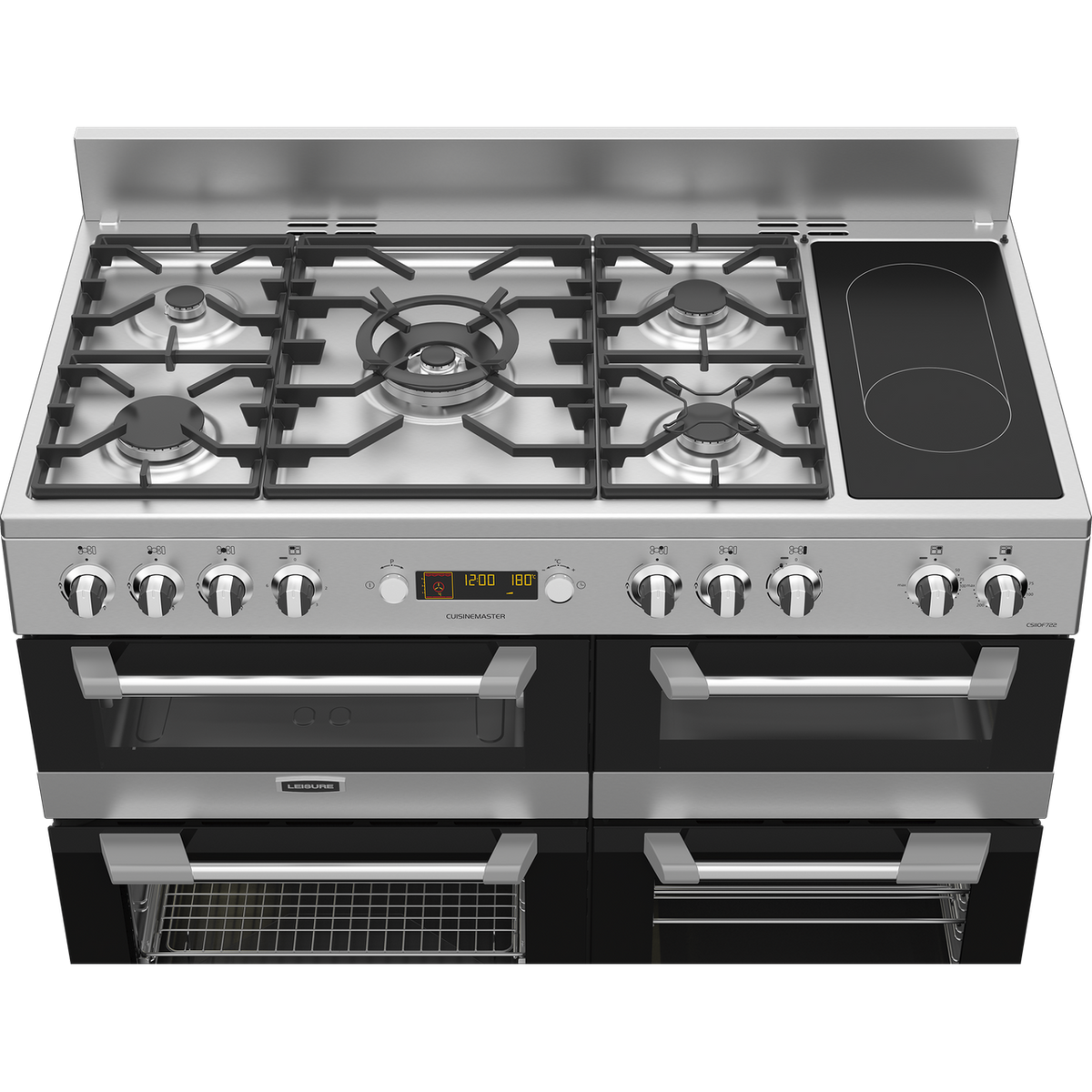 Leisure Cuisinemaster CS110F722X 110cm Dual Fuel Range Cooker - Stainless Steel - A-A-A Rated