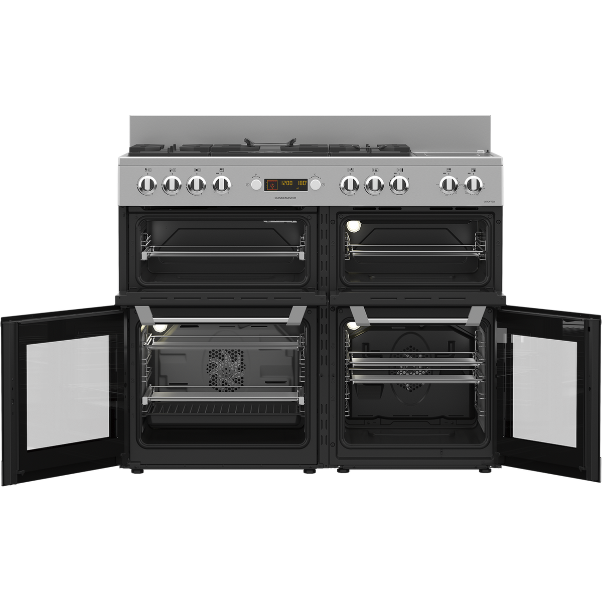 Leisure Cuisinemaster CS110F722X 110cm Dual Fuel Range Cooker - Stainless Steel - A-A-A Rated