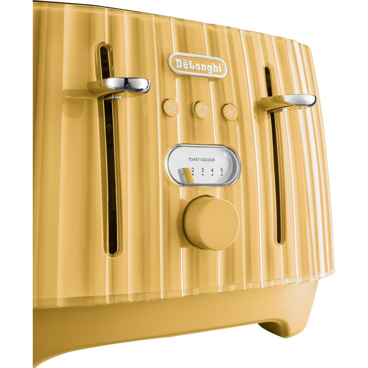 De'Longhi Ballerina CTD4003.Y 4 Slice Toaster - Yellow