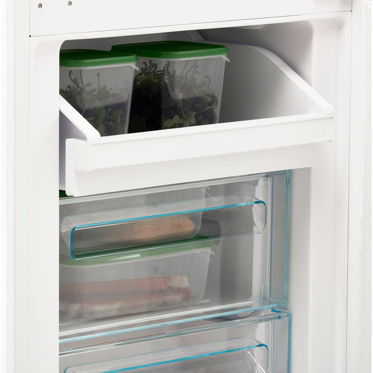 Candy CBT3518FWK Integrated 70-30 Total No Frost Fridge Freezer with Sliding Door Fixing Kit - White - F Rated