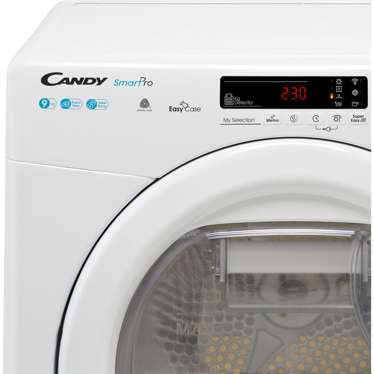 Candy CSOEH9A2DE Wifi Connected 9Kg Heat Pump Tumble Dryer - White - A++ Rated