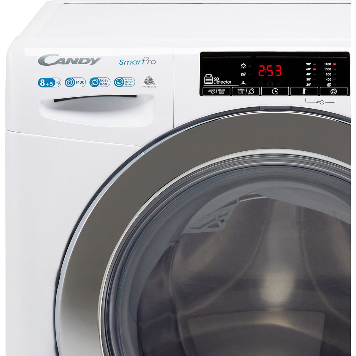 Candy Smart Pro CSOW4853TWCE Wifi Connected 8Kg - 5Kg Washer Dryer with 1400 rpm - White - E Rated