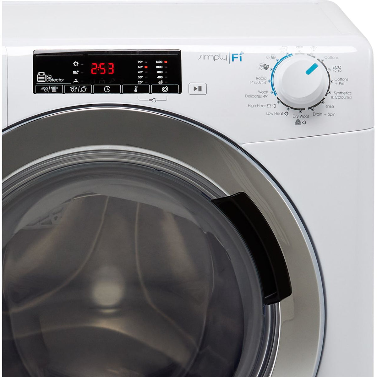 Candy Smart Pro CSOW4963TWCE Wifi Connected 9Kg - 6Kg Washer Dryer with 1400 rpm - White - E Rated