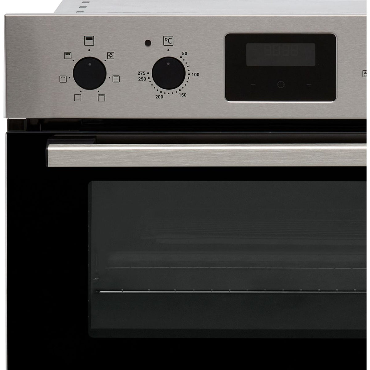 Zanussi ZKHNL3X1 Built In Electric Double Oven - Black - A-A Rated