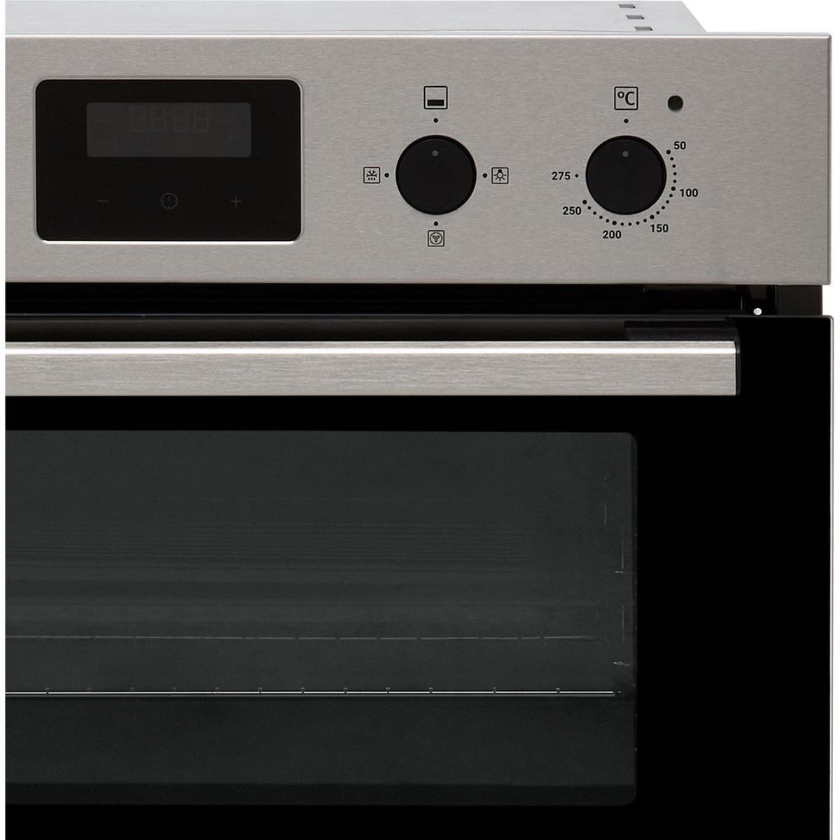 Zanussi ZKHNL3X1 Built In Electric Double Oven - Black - A-A Rated