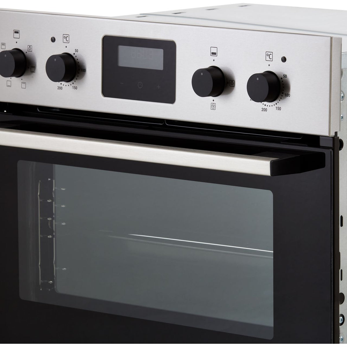 Zanussi ZKHNL3X1 Built In Electric Double Oven - Black - A-A Rated