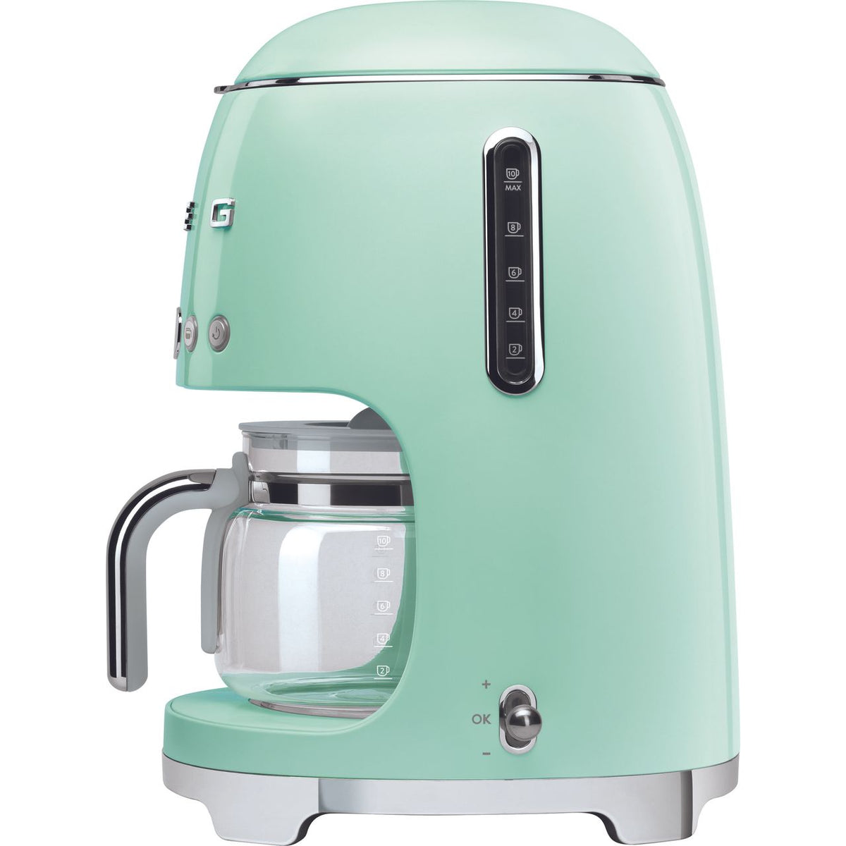 Smeg 50's Retro DCF02PGUK Filter Coffee Machine with Timer - Pastel Green