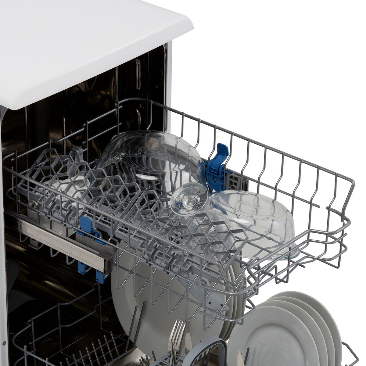 Indesit DSFE1B10UKN Slimline Dishwasher - White - F Rated