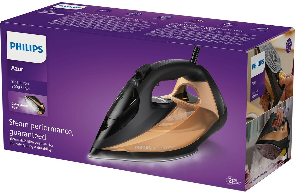 Philips DST7040-80 2800 Watt Iron -Black - Gold