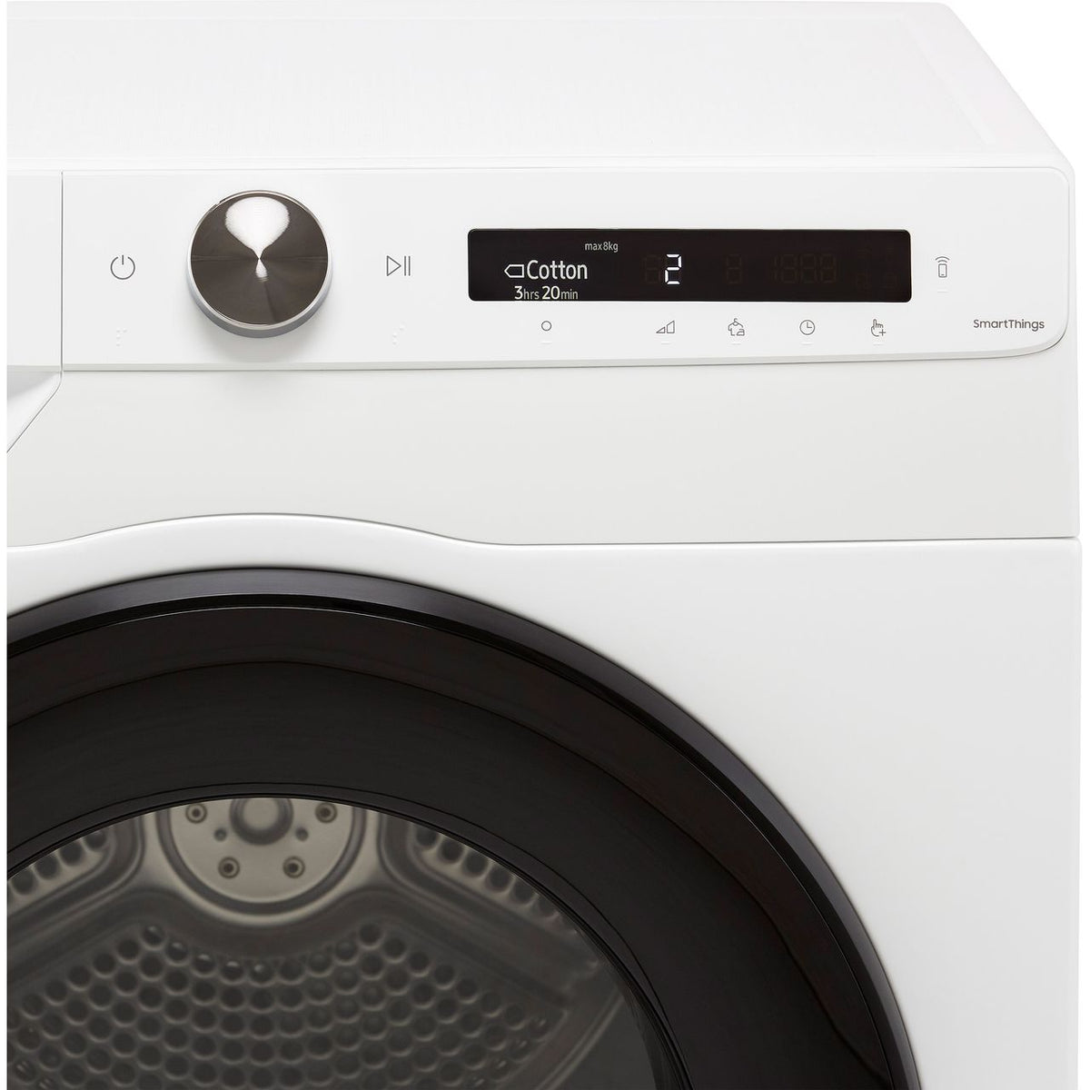 Samsung Series 5+ OptimalDry™ DV80T5220AW Wifi Connected 8Kg Heat Pump Tumble Dryer - White - A+++ Rated