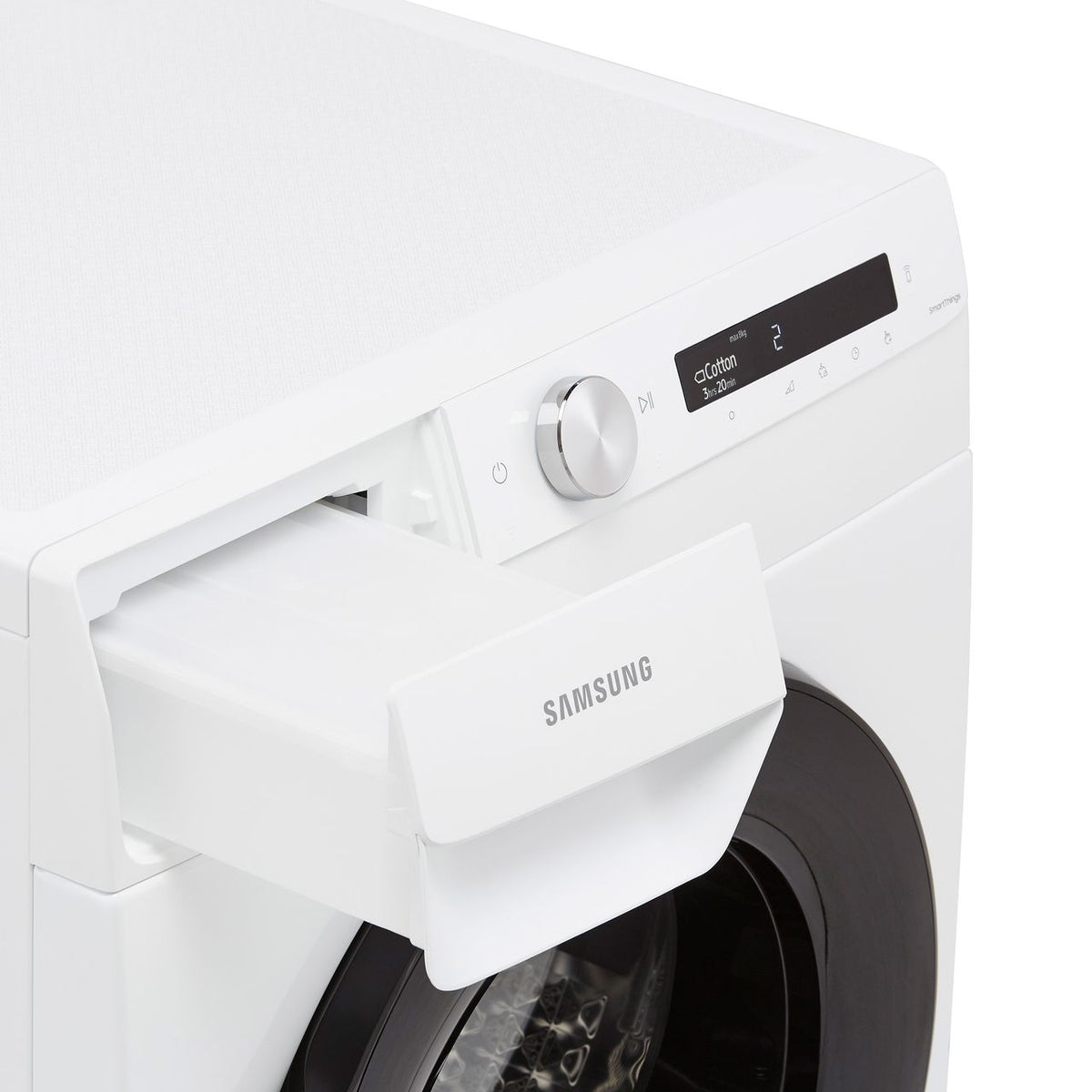 Samsung Series 5+ OptimalDry™ DV80T5220AW Wifi Connected 8Kg Heat Pump Tumble Dryer - White - A+++ Rated