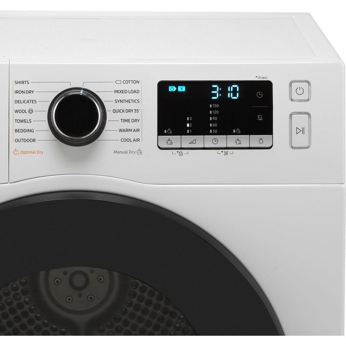 Samsung Series 5 OptimalDry™ DV80TA020AE 8Kg Heat Pump Tumble Dryer - White - A++ Rated