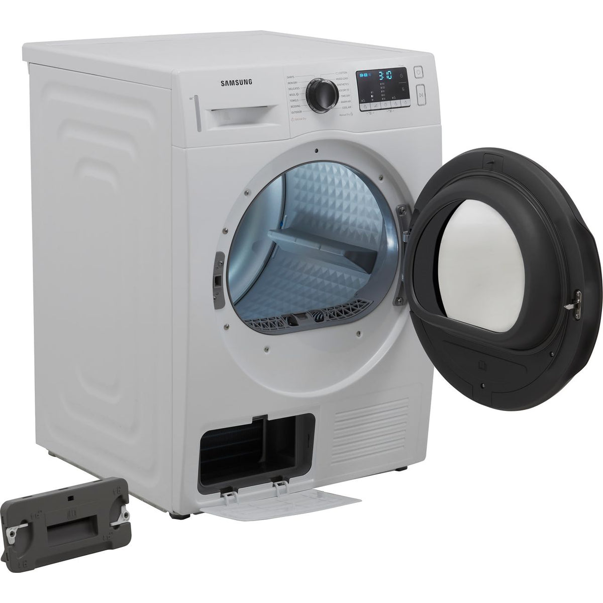 Samsung Series 5 OptimalDry™ DV80TA020AE 8Kg Heat Pump Tumble Dryer - White - A++ Rated