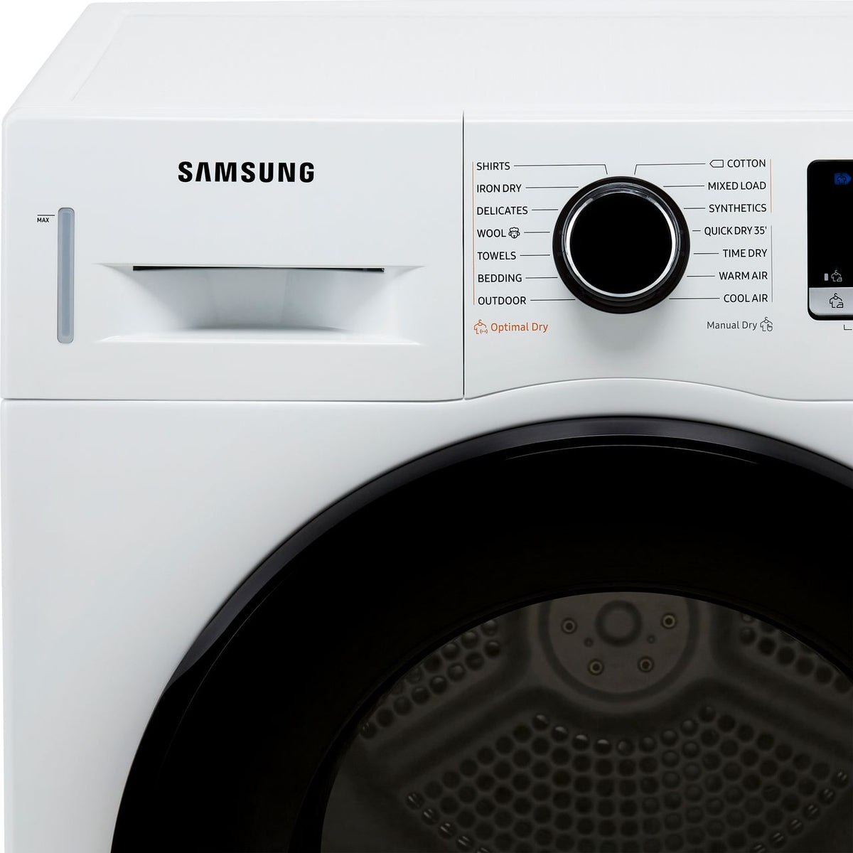 Samsung Series 5 OptimalDry™ DV90TA040AE 9Kg Heat Pump Tumble Dryer - White - A++ Rated