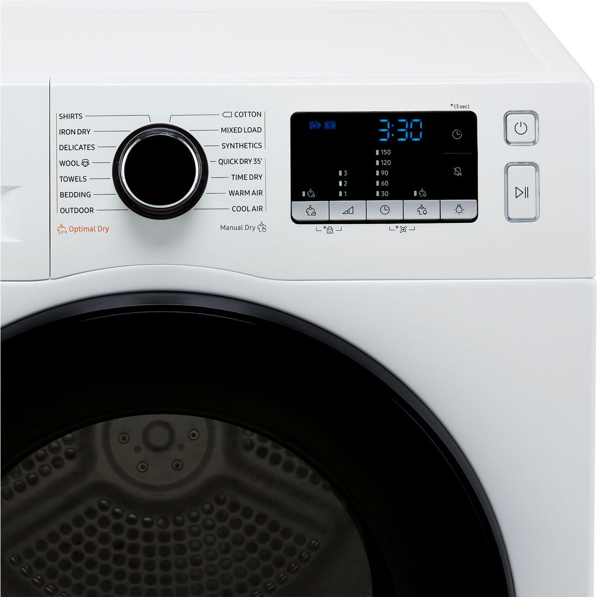 Samsung Series 5 OptimalDry™ DV90TA040AE 9Kg Heat Pump Tumble Dryer - White - A++ Rated