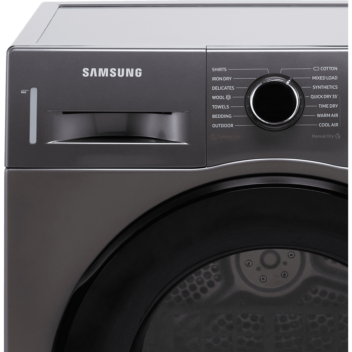 Samsung Series 5 OptimalDry™ DV90TA040AX 9Kg Heat Pump Tumble Dryer - Graphite - A++ Rated