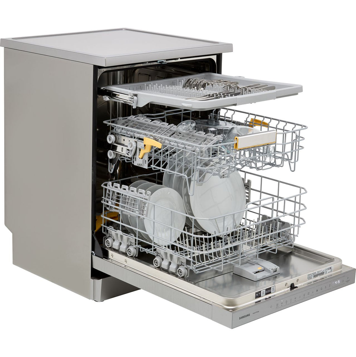 Samsung DW60BG750FSLEU Wifi Connected Standard Dishwasher - Stainless Steel - C Rated