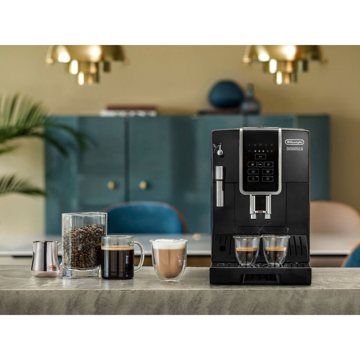 De'Longhi Dinamica ECAM350.15.B Bean to Cup Coffee Machine - Black