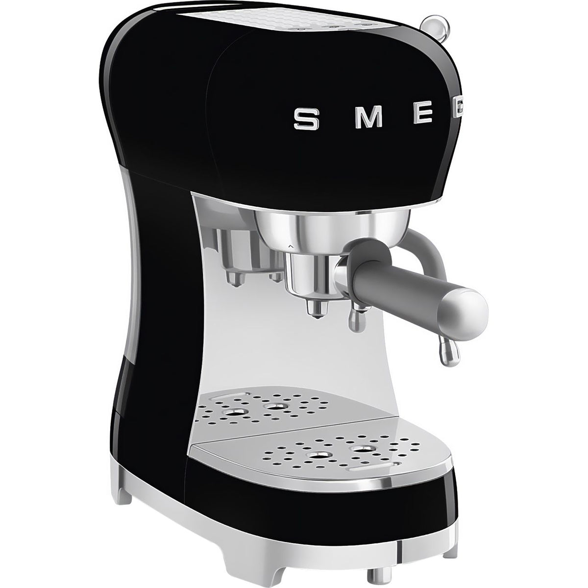 Smeg 50's Retro ECF02BLUK Espresso Coffee Machine - Black