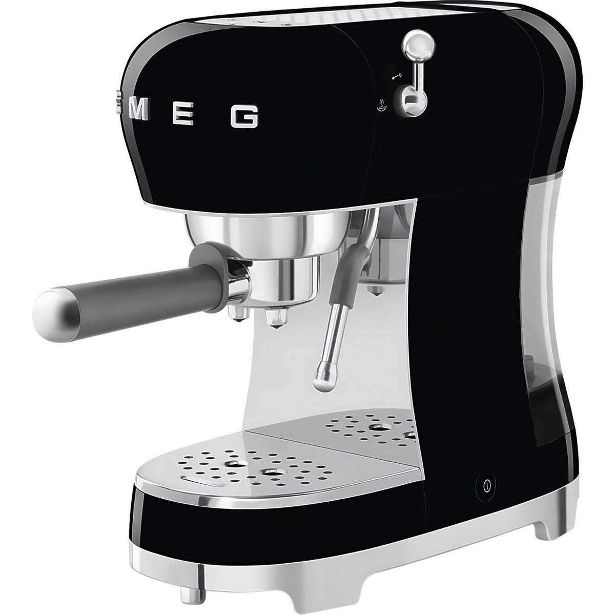 Smeg 50's Retro ECF02BLUK Espresso Coffee Machine - Black