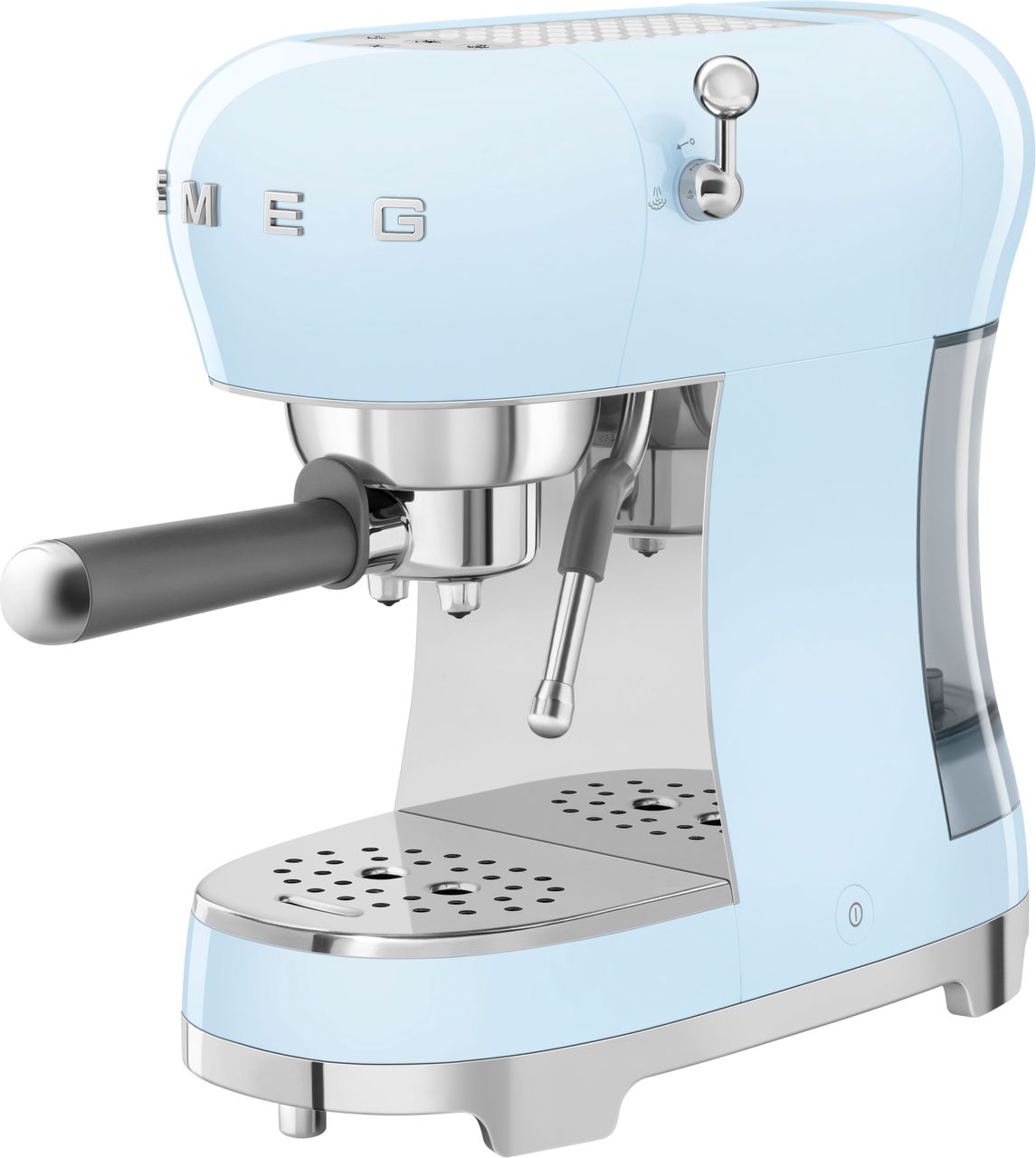 Smeg 50's Retro ECF02PBUK Espresso Coffee Machine - Pastel Blue