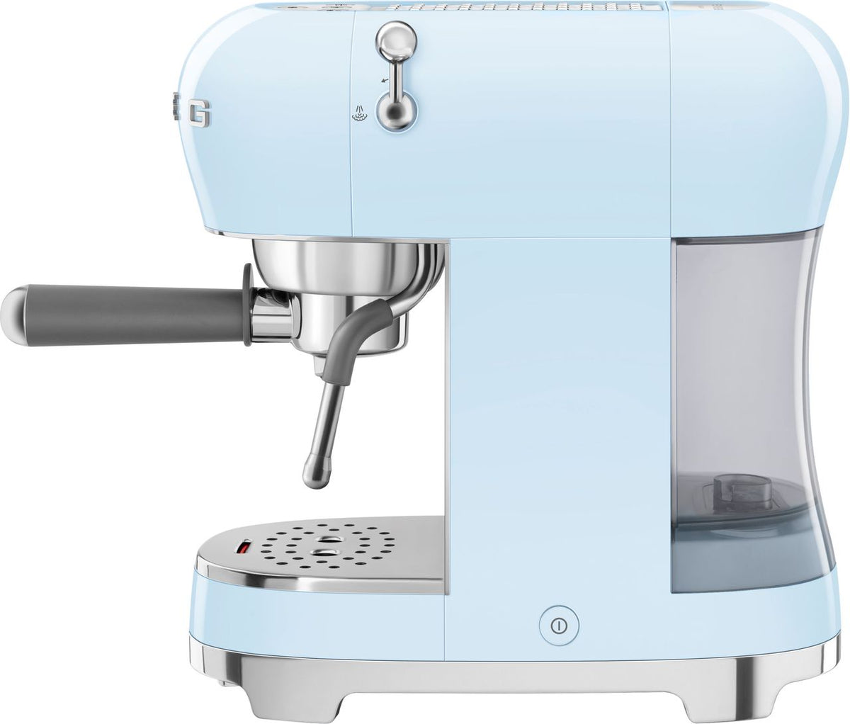 Smeg 50's Retro ECF02PBUK Espresso Coffee Machine - Pastel Blue