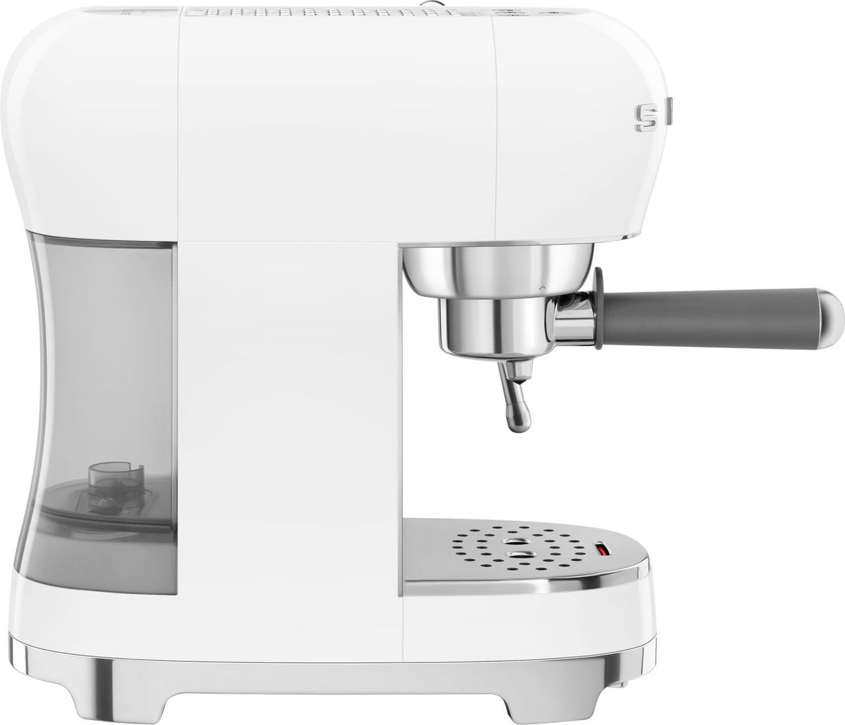 Smeg 50's Retro ECF02WHUK Espresso Coffee Machine - White