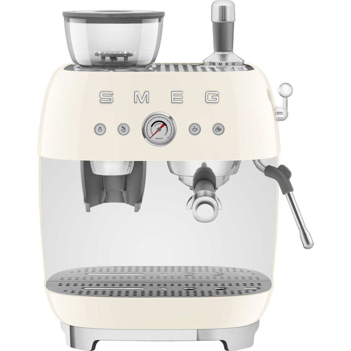 Smeg 50's Style EGF03CRUK Espresso Coffee Machine - Cream