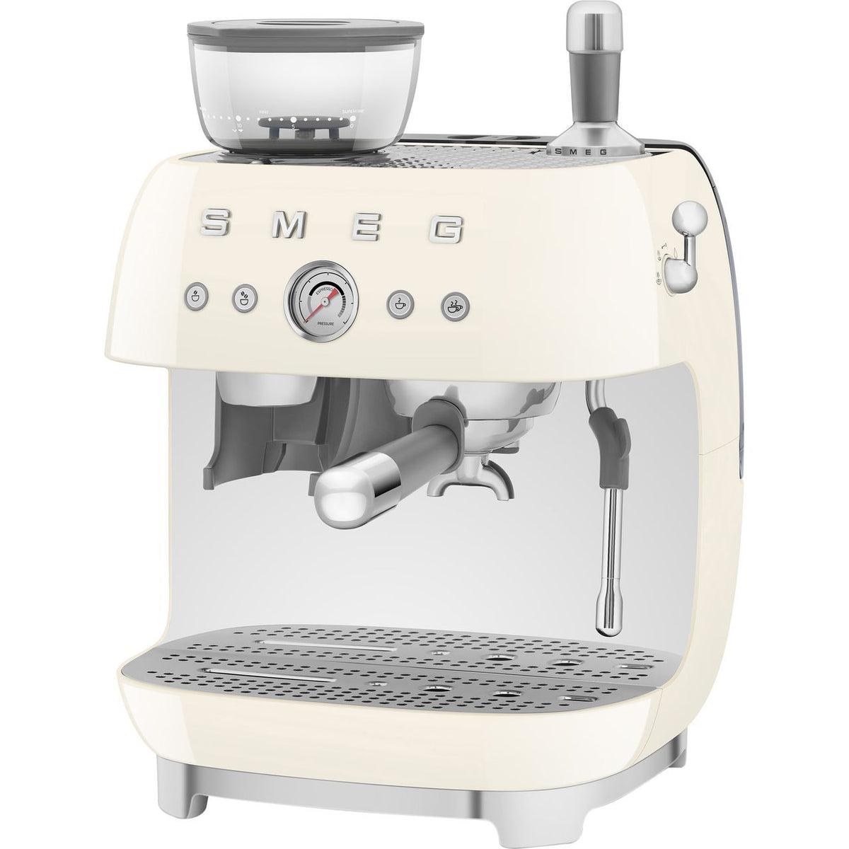 Smeg 50's Style EGF03CRUK Espresso Coffee Machine - Cream